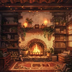 Llamas Apacibles: Pulso De Relajación Del Fuego - Actitud Relajada