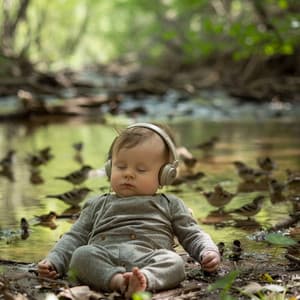 Binaural Lullabies: Creek Nature for Baby Sleep - 78 72 Hz - Fantasies Lullaby Music Paradise
