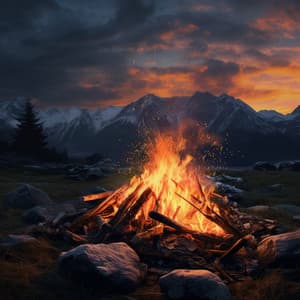 Firelight Serenity: Ambient Music for Relaxation - Native American Nature