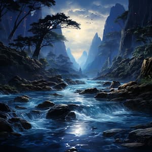 Dicha Nocturna: Ecos Somnolientos De La Ribera Más Allá - Sonidos Naturaleza