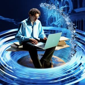 Study Flow: Binaural River Echoes - Binaural Beats Study Tones