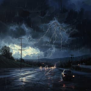 Peaceful Binaural Rain: Thunder Melodies for Calm - 528Hz Open Heart Chakra