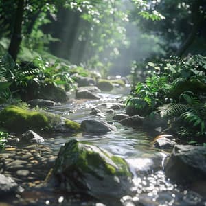 Calming Stream Sounds for Deep Meditation - Celestial Meditation Master