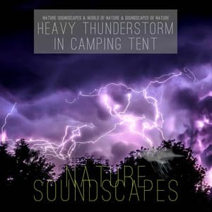 Heavy Thunderstorm in Camping Tent - Nature Soundscapes