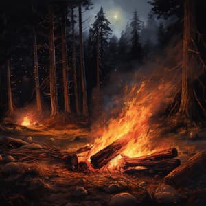 Llamas Del Bosque: Sonidos Suaves Del Fuego Natural - DNA de naturaleza