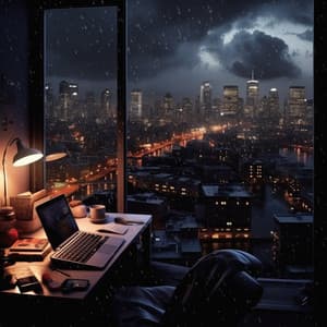 Rainy Productivity: Work Music with Rain Sounds - Waiting Rooms