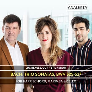 Bach: Trio Sonatas, BWV 525-527 for Harpsichord, Marimba & Cello - Johann Sebastian Bach
