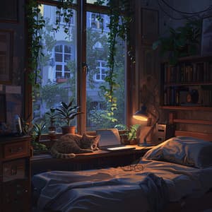Calma Tu Noche: Música Lofi Para Dormir - Café del domingo por la noche