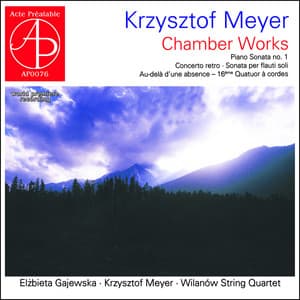 Krzysztof Meyer: Chamber Works - Krzysztof Meyer