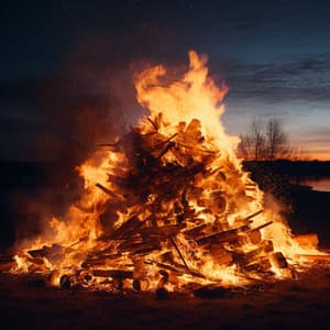 Study by the Fireplace: Binaural Fire Echoes - Binaural Guidance