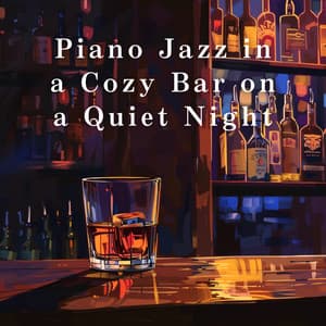 Piano Jazz in a Cozy Bar on a Quiet Night - Eximo Blue