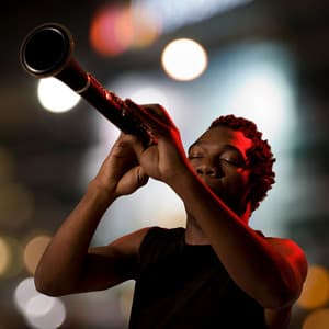 Midnight Jazz Canvas: Expressive Strokes of Nighttime Harmony - Relaxing Instrumental Jazz Cafe