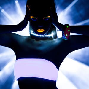 Queen of Beats: Deep House Vibes, Neon Nightclub Energy, Chill Party Lounge - AfrooDisco