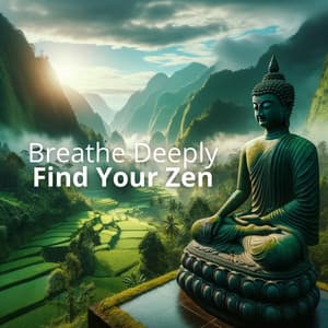 Breathe Deeply Find Your Zen - Buddhist Meditation Temple