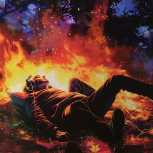 Sleep Fire Ambiance: Gentle Flames - Night Sounds Association