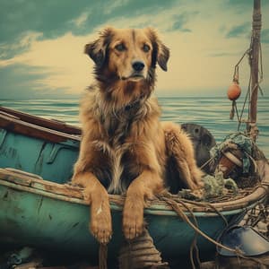 Melodic Seashore Harmony with Oceanic Companions - Nature & Sounds Backgrounds