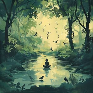 Meditation with Binaural Birds: Zen Harmonies - 78 72 Hz - Meditation Music