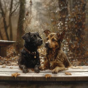 Comodidad De La Lluvia: Sonidos Relajantes Para Mascotas - Banda Marina