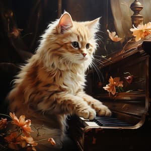 Piano Para Los Gatos: Melodías Elegantes Para Dormir - Fondo de jazz de piano con clase