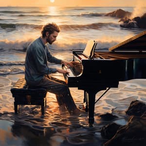 Sinfonía De Agua Cálida: El Piano Fluye Con El Ritmo De La Renovación Interior - VIAJE LIGERO