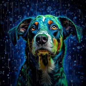 Canine Harmony: Raindrops' Rhythm - Baltic Nature Sounds