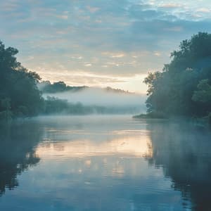 Flujo De Relajación Binaural: Serenidad Del Río - Tiempo Theta
