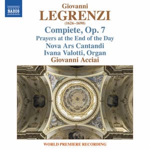 Legrenzi: Compiete, Op. 7 - Giovanni Legrenzi