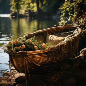 Corrientes Calmantes: La Canción De Cuna De La Naturaleza Para Bebés Felices - Flor de Loto