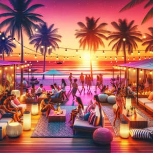 Deep Tropical Party: Sunset Lounge Mix, Party Cafe House, Balearic Chill Cafe Tunes - DJ Afterdark