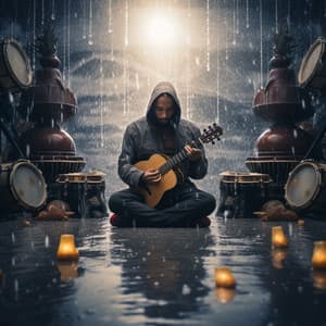 Rain Echoes: Meditation Melodic Pulse - orbital voices