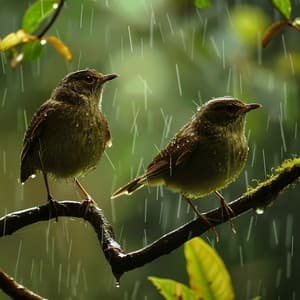Binaural Dogs Comfort: Rain Nature and Birds Sounds - Chill My Pooch