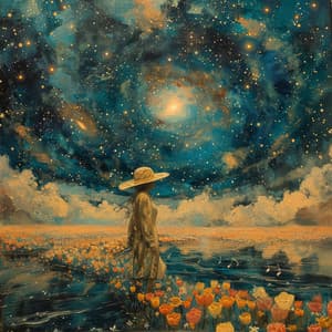 Een Reis door de Sterren: Celeste's Kosmische Verbinding met Verwondering - The Flow Atmosphere