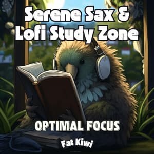 Serene Sax & Lofi Study Zone: Optimal Focus - Fat Kiwi