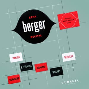Erna Berger Recital - Erna Berger