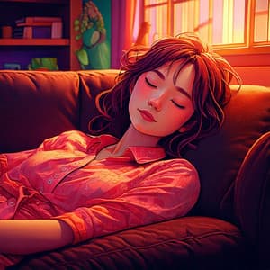 Lofi Slumber: Gentle Beats for Peaceful Sleep - Binaural Beach