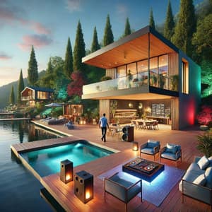 The Lake House & Electronic Vibes - Chill Lounge Music System