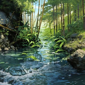 Música Para Aliviar El Estrés: Rapsodia De Yoga Junto Al Lago - Sonidos de la jungla