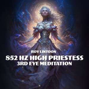 High Priestess 3rd Eye Meditation: 852 Hz 3rd Eye Chakra Activation Frequency to Heighten Psychic Abilities, Intuition, Unleashed Creativity, Tap into Limitless Expanses of Your Soul - Roy Lintoon