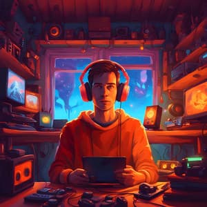 Pixelated Focus: Lo-Fi Gaming Beats - Lofi Hip-Hop Beats
