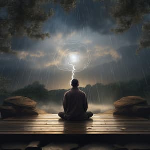 Zen Sereno Del Trueno: Serenidad Musical Meditativa - Estación tormentosa