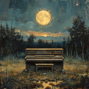 Sonatas A La Luz De La Luna: Melodías De Piano Relajantes Para Un Sueño Tranquilo - Escalofrío de jazz de piano