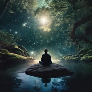 Binaural Waterscape: Meditation by the River - Relaxing Meditation Songs Divine