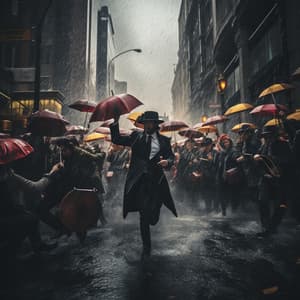 Rain Momentum: Work Dynamic Beats - Ambient Music