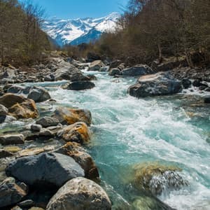Peaceful Harmony: Streamside Meditation Journey - Calming Beats