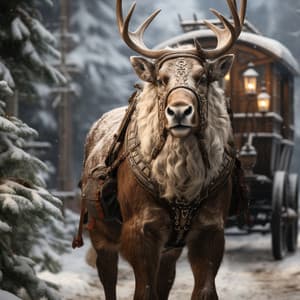The Reindeer is Coming on Christmas Day - Christmas Instrumentals 2023