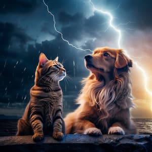 Thunders Companion: Pets Relaxation Music - Raining for Calm Pets