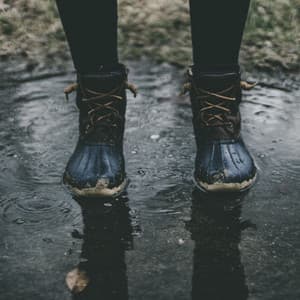 Stormy Serenity: Rain on Puddle and Thunder Meditation - Calm Storm
