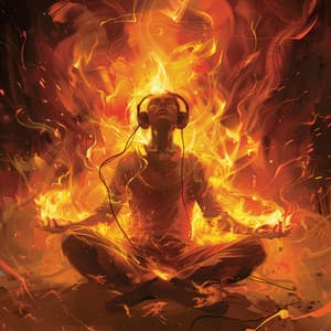 Fire Meditation: Harmonic Music Journey - Nature Sounds Meditation
