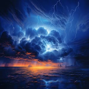 Rainy Night Rhapsody: Cozy Thunder Echoes - Thunderstorm
