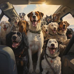 Harmonic Journey Through Ethereal Doggy Dogoo Realms - Dog Sleeping Soundtracks Deluxe